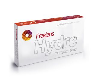 Lentes de contacto Mensais Freelens Hydro Multifocal Toric 6 unidades Lentes de contacto Mensais Freelens Hydro Multifocal Toric 6 unidades