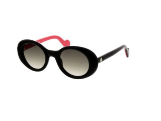 Óculos de sol Moncler ML0101 Preto Ovalada