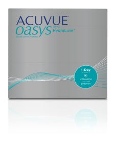 Lentes de contacto Diárias Acuvue Oasys 1-Day with HydraLuxe 90 unidade Lentes de contacto Diárias Acuvue Oasys 1-Day with HydraLuxe 90 unidade