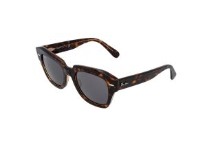 Óculos de sol Ray Ban 0RB2186 STATE STREET Castanho Quadrada - 1