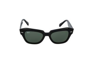 Óculos de sol Ray Ban 0RB2186 STATE STREET Preto Quadrada - 2