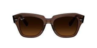 Óculos de sol Ray Ban 0RB2186 STATE STREET Castanho Quadrada - 2