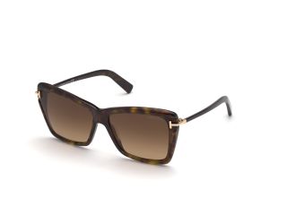 Óculos de sol Tom Ford FT0849 LEAH Castanho Borboleta - 1