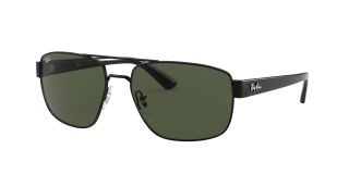 Óculos de sol Ray Ban 0RB3663 Preto Quadrada - 1