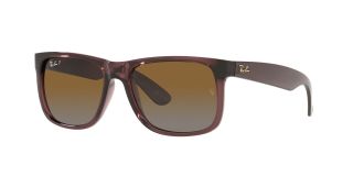 Óculos de sol Ray Ban 0RB4165 JUSTIN Castanho Quadrada - 1