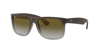 Óculos de sol Ray Ban 0RB4165 JUSTIN Castanho Quadrada - 1