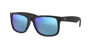 Óculos de sol Ray Ban 0RB4165 JUSTIN Preto Quadrada - 1