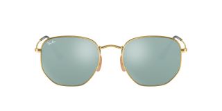 Óculos de sol Ray Ban 0RB3548N HEXAGONAL Dourados Quadrada - 2