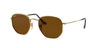 Óculos de sol Ray Ban 0RB3548N HEXAGONAL Dourados Quadrada - 1