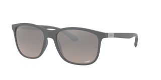 Óculos de sol Ray Ban 0RB4330CH CHROMANCE Cinzento Quadrada - 1