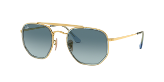 Óculos de sol Ray Ban 0RB3648M THE MARSHAL II Cinzento Quadrada - 1