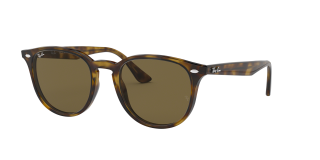 Óculos de sol Ray Ban 0RB4259 Castanho Redonda - 1
