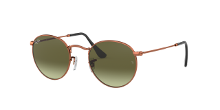 Óculos de sol Ray Ban 0RB3447 Dourados Redonda - 2
