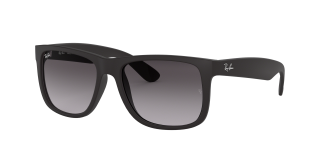 Óculos de sol Ray Ban 0RB4165 JUSTIN Preto Quadrada - 2