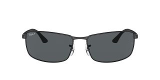 Óculos de sol Ray Ban 0RB3498 N/A Preto Retangular - 2