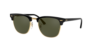 Óculos de sol Ray Ban 0RB3016 CLUBMASTER Preto Quadrada - 1
