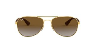 Óculos de sol Ray Ban 0RB3549 Dourados Aviador - 2