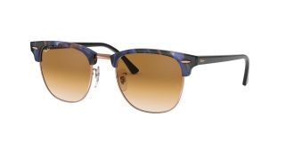 Óculos de sol Ray Ban 0RB3016 CLUBMASTER Castanho Quadrada - 1