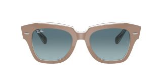 Óculos de sol Ray Ban 0RB2186 STATE STREET Beige Quadrada - 2
