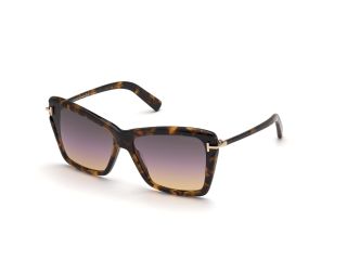 Óculos de sol Tom Ford FT0849 LEAH Castanho Borboleta - 1