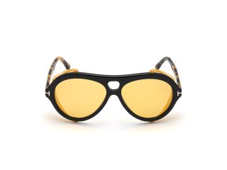 Óculos de sol Tom Ford FT0882 NEUGHMAN Preto Aviador - 2