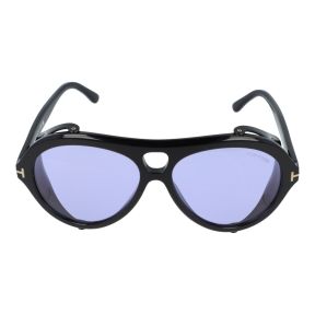 Óculos de sol Tom Ford FT0882 NEUGHMAN Preto Aviador - 2
