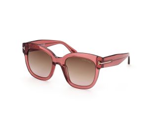 Óculos de sol Tom Ford FT0613 Rosa/Vermelho-Púrpura Quadrada - 1