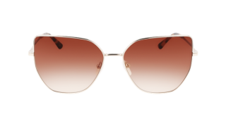 Óculos de sol Calvin Klein CK21129S Dourados Retangular - 2