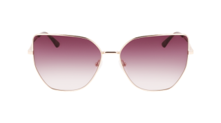 Óculos de sol Calvin Klein CK21129S Dourados Retangular - 2