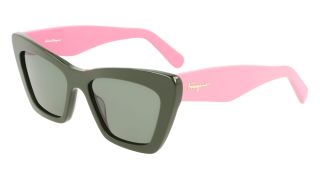 Óculos de sol SALVATORE FERRAGAMO SF929S Verde Borboleta - 1