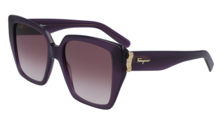 Óculos de sol SALVATORE FERRAGAMO SF968S Lilás Retangular - 1