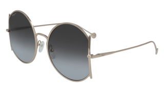 Óculos de sol SALVATORE FERRAGAMO SF244S Cinzento Redonda - 1