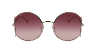 Óculos de sol SALVATORE FERRAGAMO SF244S Rosa/Vermelho-Púrpura Redonda - 2