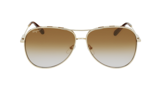Óculos de sol SALVATORE FERRAGAMO SF268S Amarelo Aviador - 2