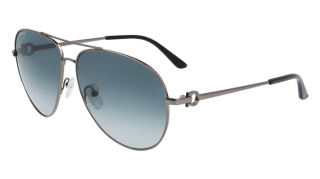 Óculos de sol SALVATORE FERRAGAMO SF269S Prateados Aviador - 1