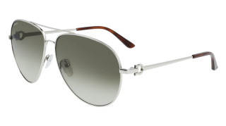 Óculos de sol SALVATORE FERRAGAMO SF269S Preto Aviador - 1