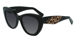 Óculos de sol SALVATORE FERRAGAMO SF1022S Preto Borboleta - 1