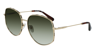 Óculos de sol SALVATORE FERRAGAMO SF277S Dourados Retangular - 1