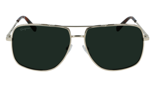 Óculos de sol SALVATORE FERRAGAMO SF278S Dourados Aviador - 2