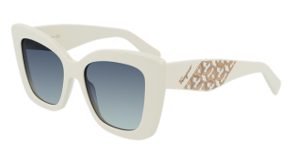 Óculos de sol SALVATORE FERRAGAMO SF1023S Beige Borboleta - 1
