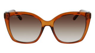 Óculos de sol SALVATORE FERRAGAMO SF1026S Castanho Retangular - 2
