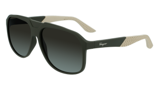 Óculos de sol SALVATORE FERRAGAMO SF1029S Verde Aviador - 1