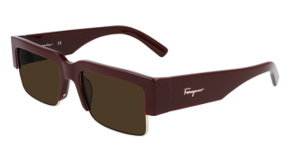 Óculos de sol SALVATORE FERRAGAMO SF276S Dourados Retangular - 1