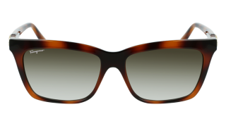 Óculos de sol SALVATORE FERRAGAMO SF1027S Verde Retangular - 2