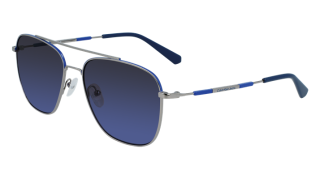 Óculos de sol Calvin Klein Jeans CKJ21216S Prateados Aviador - 1