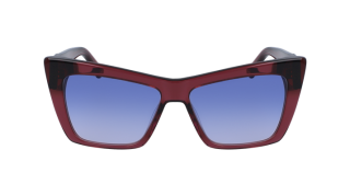 Óculos de sol Karl Lagerfeld KL6011S Grená Retangular - 2