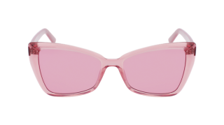 Óculos de sol Karl Lagerfeld KL6044S Rosa/Vermelho-Púrpura Borboleta - 2