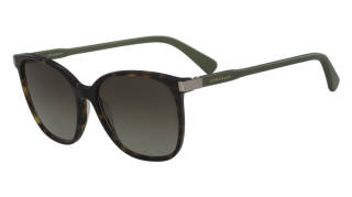 Óculos de sol Longchamp LO612S Castanho Retangular - 2