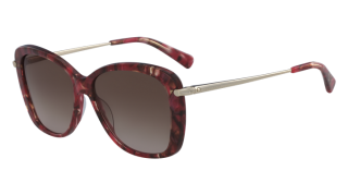 Óculos de sol Lonchamp LO616S Castanho Retangular - 1