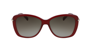 Óculos de sol Lonchamp LO616S Vermelho Retangular - 2